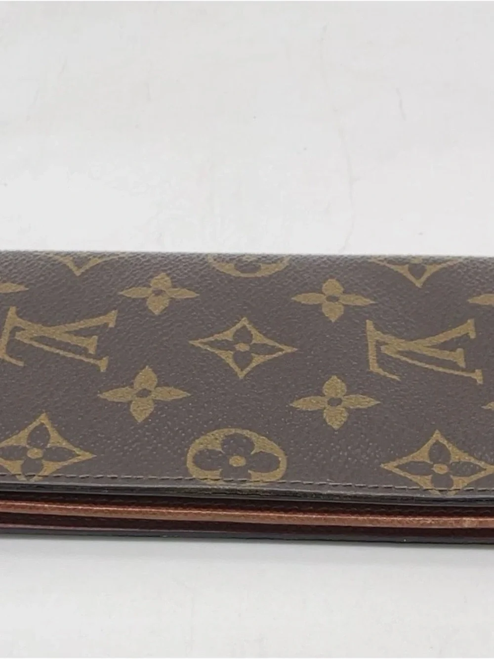 Auth Louis Vuitton Monogram Porte Cartes Credit Wallet